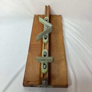 VTG GEM Folding Mitre Box Alaska Freezer Co Inc Winchendon Mass‎ Wood Metal